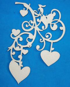 A2Z - Hanging Hearts Shapes